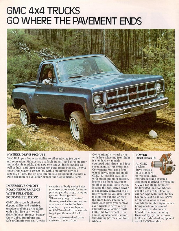 1977 GMC 4WD Canadian Brochure Page 3